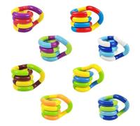 CHROMACRAFT Jouets À Corde Rotative Polyvalents 8 Pièces, Jouets Créatifs, Jouets Anti-Stress, Jouets Intéressants, Jouets Compacts Et Légers