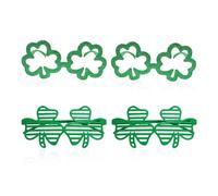 CHROMACRAFT Montures De Lunettes Trèfle 4 Pièces, Lunettes De Style Créatif, Accessoires Vestimentaires, Accessoires Photo, Lunettes De Fête