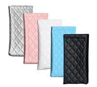 CHROMACRAFT Pack De 5 Sacs De Rangement Pour Lunettes, Sac À Lunettes En Cuir, Sac À Lunettes À La Mode Et Simple, Sac À Lunettes Portable, Accessoires Pour Lunettes