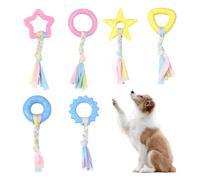CHROMACRAFT Paquet De 6 Jouets À Mâcher pour Chiens, Jouets De Dentition pour Animaux De Compagnie, Jouets pour Animaux De Compagnie Résistants Aux Morsures, Fournitures pour Animaux De Compagnie