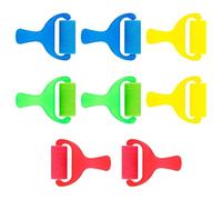 CHROMACRAFT Pinceaux À Rouleau en Éponge, Pinceaux À Manche en Plastique, Outils De Peinture, Accessoires De Peinture pour Enfants, Accessoires De Bricolage, 8 Pièces