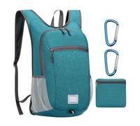 CHROMACRAFT Sac À Dos 1 Pièce Et 2 Mousquetons D'Extérieur, Sac À Dos Pliable, Sac À Dos Portable, Sac À Dos De Sports De Plein Air, Sac À Dos Étanche