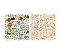 CHROMACRAFT Tissu Enveloppant pour Chat, Tissu De Fixation pour Chat, Tissu Anti-Rayures pour Chat, Outils De Retenue pour Chat, Accessoires De Toilettage pour Chat 2 Pièces