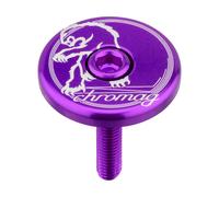 Chromag Capuchon de Direction Top Cap violet 1 1/8"