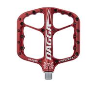 Chromag Pédales à Plateforme Dagga rouge universal