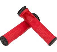 Chromag Poignées de guidon Format Lock On rouge 133 mm