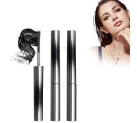 Chromamascara Mascara, Chromamascara, 3D Curling Eyelash Iron Mascara, Chromamascara Waterproof, Chromamascara Beautiful, Chroma Mascara Mascara (Black*2)