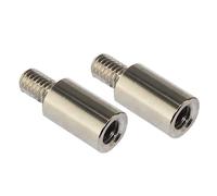 Chrome Arcade Joystick Arbre Extender Jeu Accessoires Game Controller Extension Rodone pour SANWA/Joystick de Précision