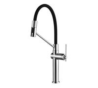 Chrome Brass Pull-out Hot And Cold Water Single Hole Kitchen Faucet Luxury 2 Function Drinking Water Mode Sink Faucet(Gun Grey 01,G9/16)
