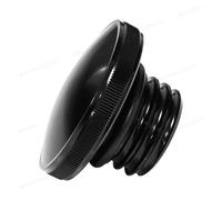 Chrome Breathable Fuel Tank Cap Suitable Compatible With Sports Car 883 XL Dyna Softail 96-23(Black)