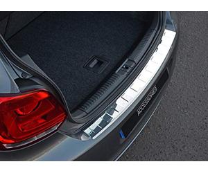 Chrome Bumper protecteur de seuil de garniture Housse pour s'adapter au Polo (09-17)