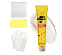 Chrome Cleaner Paste Deep Cleaning Cream 60g - Silver Tarnish Remover Metal | Long Lasting Shine Restoration Maintenance System, Multi Metal Cleaning Paste Tool Kit with Jewelry Watch P
