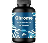 Chrome Complément Alimentaire - 400 Comprimés - Picolinate de Chrome Vegan - Produit en Allemagne - Chromium Picolinate - Testé en laboratoire