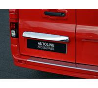 Chrome Coque de poignée de porte arrière Tailgate Bordure d'appui pour s'adapter au Trafic (2014 +)