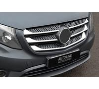Chrome Grille frontale Accent Trim Ensemble de Couvertures pour s'adapter au Vito W447 (15+)
