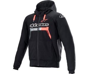 Chrome Ignition Hoodie M Noir/Rouge Néon/Gris Noir/Rouge Néon/Gris
