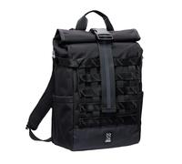Chrome Industries Barrage 18L Roll-Top Sac à dos - Sac à dos résistant à l'eau pour le travail, l'école, les voyages - Dispose d'une poche pour ordinateur portable, noir, 18L, Traditionnel