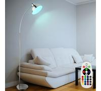 Chrome LED Pied Support Lampe RGB Télécommande Ess Chambre Récolte Dimmable