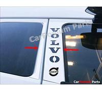 Chrome Lot de 4 garnitures de montant de porte en acier pour camion FH4 Euro 6 2012 et plus récent