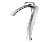 Chrome Luxury Brass Bathroom Vanity Faucet Modern Deck Mounted Basin Tap With Anti-Leak Ceramic Valve Hot/Cold Water Control(Chrome,G3/8)