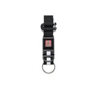 Chrome Mini Buckle Key Ring One Size