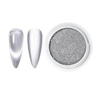 Chrome Nail Powder, Effect Nail Powders, Pure Chrome Nail Glitter, Easy Apply Nail Powder, Manicure Pigments Portable Na Ideal For, Elegant Nails