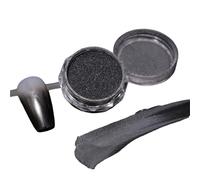 Chrome ongle Poudre à ongles sirène néon chromé, 1 pièce, for pigments scintillants, perle aurore avec brosse éponge pour Manucure(FT227-6)