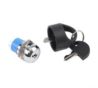 Chrome Plated Start Switch with 2 Keys for Pride