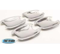 Chrome Poignée de Porte Creux Coquilles pour Opel Astra Corsa D Zafira B Inox
