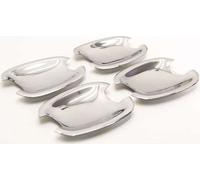 Chrome Poignée de Porte Creux Coquilles pour Opel Astra Corsa D Zafira B Inox