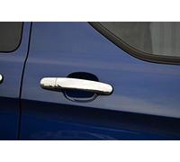 Chrome Poignée de porte Garniture de Couvertures pour s'adapter au Transit Custom 4DR (2012 +)