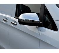 Chrome Rétroviseur Trim Ensemble de Couvertures pour s'adapter au Vito W447 (2015+)