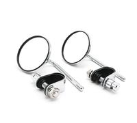 Chrome Rétroviseurs À Clip Aluminium Rond Moto, Guidon De 7/8 ""/1"", Honda, Kawasaki, Yamaha, Suzuki, Cafe Racer, Triumph ""Nipseyteko