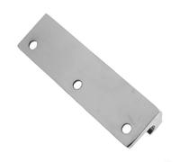 Chrome Stopbar Tailpiece 6 String for Flat Top Guitar(6 String) | Shiny chrome finish, 6-string config, fits flat top guitars, includes screws, easy install