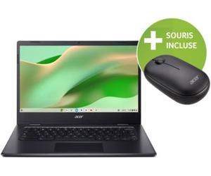 Chromebook ACER PACK CBOA314-1HC80X 14" Intel Celeron N4500 4Go RAM SSD 128 Go Souris incluse