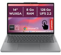 Lenovo Chromebook 14M8911 – 14" MediaTek Kompanio 540 – 8 Go RAM 128 Go SSD – Gris AZERTY