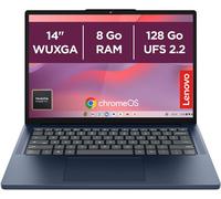 PC portable Lenovo Chromebook 14M8911 14"" MediaTek Kompanio 8 Go RAM 128 Go eMMC Bleu Cosmique