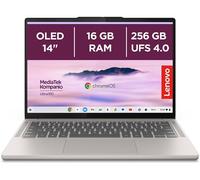 Lenovo PC portable Chrome 14M9610 14" OLED 60 Hz Kompanio Ultra 16 Go RAM 256 Go SSD Beige