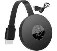 Chromecast Adaptateur d'affichage HDMI sans fil 1080p WiFi Streaming Films Récepteur pour iPhone, iPad, Android, tablette, ordinateur portable, fenêtre vers HDTV/moniteur/projecteur, Compa