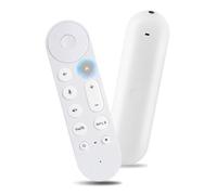Chromecast Télécommande de rechange pour streaming 4K/HD au home cinéma, télécommande vocale Bluetooth avec touches de raccourci compatible avec Google TV Streamer