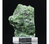 Chromediopside naturel de 75 grammes et 60 millimètres, Minéral Chromediopside de Finlande, 100% d'origine naturelle, Une seule pièce disponible, Pierre de collection, Pierre de rechargement