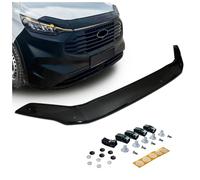 CHROMEMASTER Accessoires ; Protection Contre les Gravillons ; Protège-capot Compatible Ford Transit Custom 2023+ ABS, Brillant, Noir ; Le Déflecteur de Capot Protège Contre les Projections de Graviers