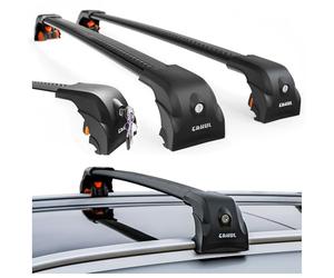 CHROMEMASTER Barres de Toit Compatibles avec Alfa Romeo Stelvio 2017+ ; pour Coffres de Toit, Porte-vélos, Échelle | Galerie de Toit Idéale pour Vacances, Voyages et Usage Quotidien