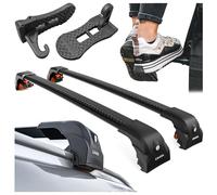 CHROMEMASTER Barres de Toit et Marchepied de Porte de Voiture Compatibles avec Hyundai Tucson 2015-2020 ; pour Coffres de Toit, Porte-vélos | Galerie de Toit Idéale pour Voyages et Usage Quotidien
