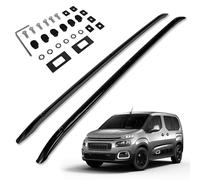CHROMEMASTER | Barres de Toit Intégrées Compatibles avec Citroen e-Berlingo L1 M Court 2021+ ; Installez sur Les Barres de Toit Un Porte-Bagages, Un Coffre de Toit ou Un Panier de Toit | Aluminium