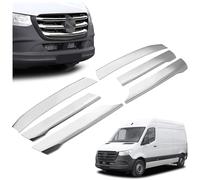 CHROMEMASTER | Compatible avec Mercedes Sprinter 2018+ | Baguettes de Calandre Avant ; Bandes pour le Gril de Voiture, Acier Inoxydable Poli | Ajustement Parfait ; Nouveau Look Attrayant de la Voiture