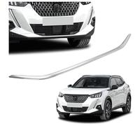 CHROMEMASTER | Compatible avec Peugeot 2008 2020-2023 | Bande de Calandre de Pare-chocs Avant ; Acier Inoxydable Poli | Neues, Ajustement Parfait ; Nouveau Look Attrayant de la Voiture