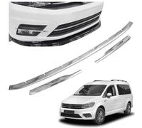 CHROMEMASTER | Compatible avec VW Caddy 2015-2020 | Bande de Calandre de Pare-chocs Avant ; Acier Inoxydable Poli | Neues, Ajustement Parfait ; Nouveau Look Attrayant de la Voiture