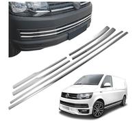 CHROMEMASTER | Compatible avec VW T6 Transporter 2015-2019 | Bande de Calandre de Pare-chocs Avant ; Acier Inoxydable Poli | Ajustement Parfait ; Nouveau Look Attrayant de la Voiture