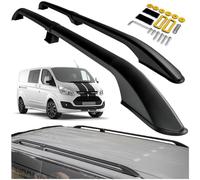 CHROMEMASTER | Compatibles avec Ford Transit Custom Short 2013-2023 | Les Barres de Toit | Conçus pour Le Montage de Barres de Toit, de Coffres de Toit ou de Porte-vélos | Structure en Aluminium